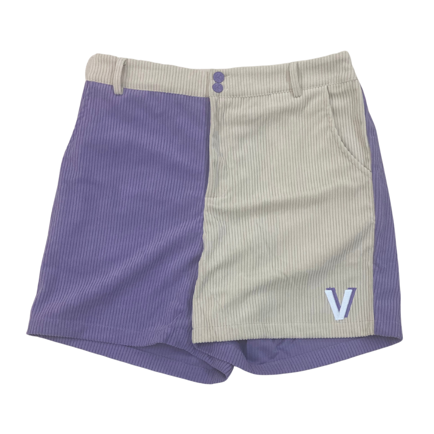 Lavender & Crème | Corduroy Buttoned Bottoms