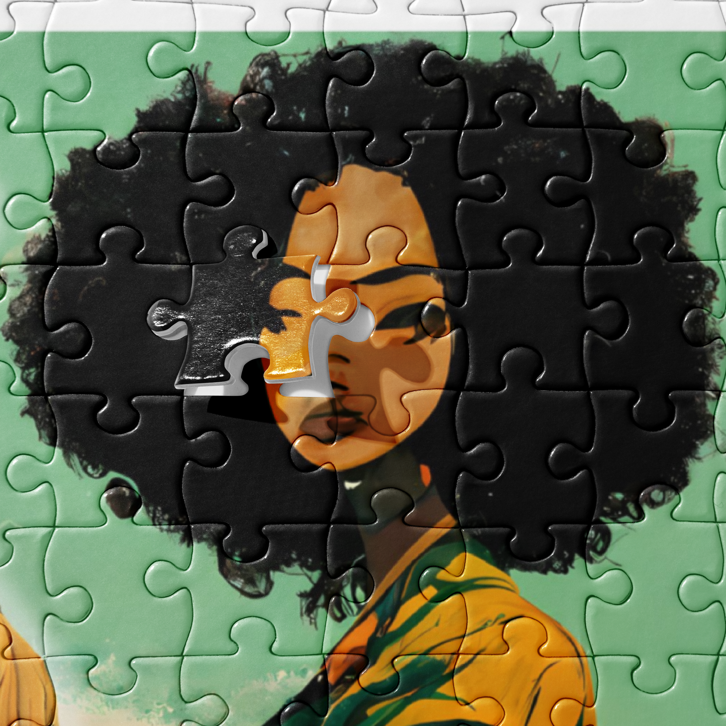 BLACK GIRLS SURF Jigsaw Puzzle
