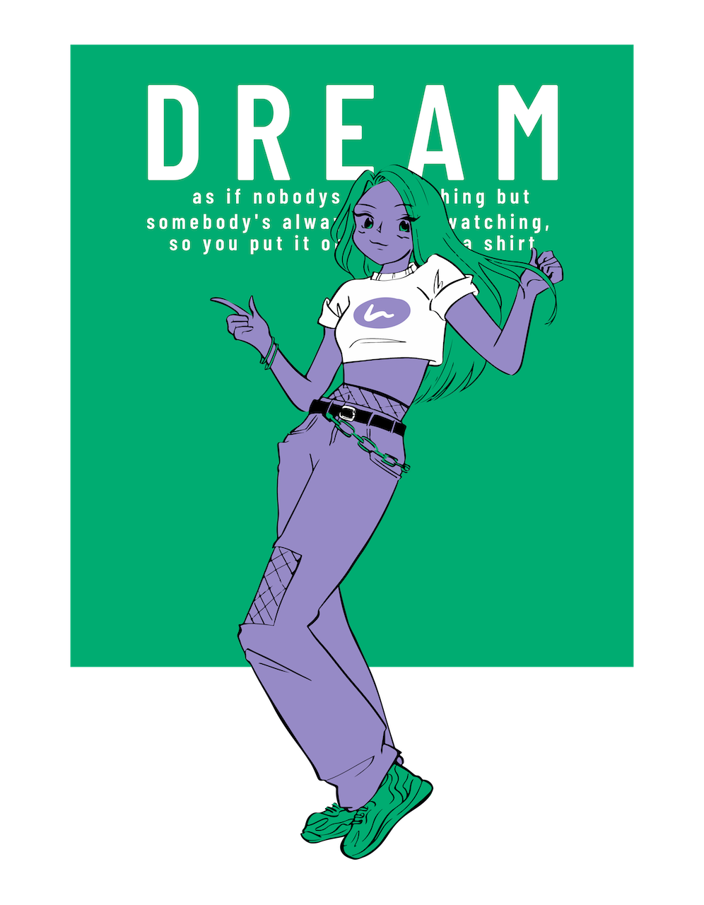 Dream Girl T-Shirt [black]